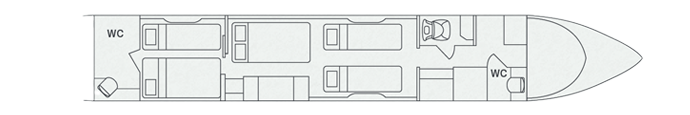Bombardier Express XRS Night Time Floor Plan
